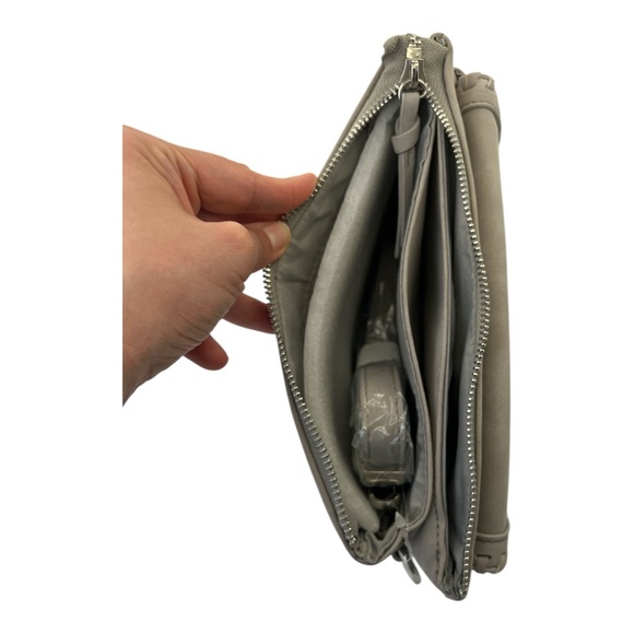Franchesca Women's Gray Crossbody Bag - Picture 5 of 5